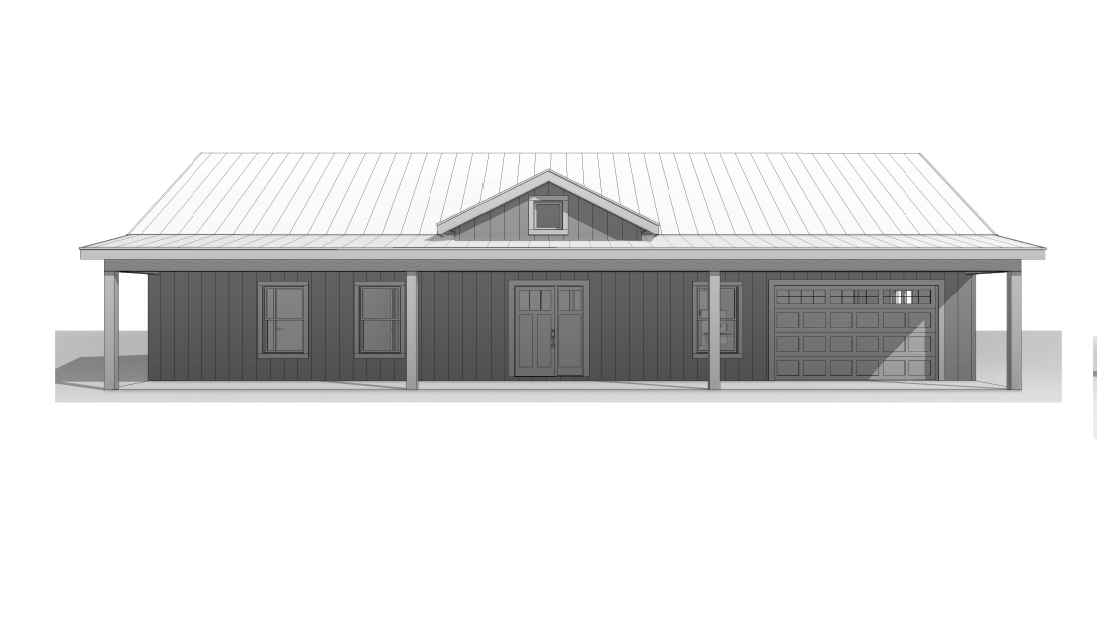 BCO-40061 Elise Barndominium House Plan