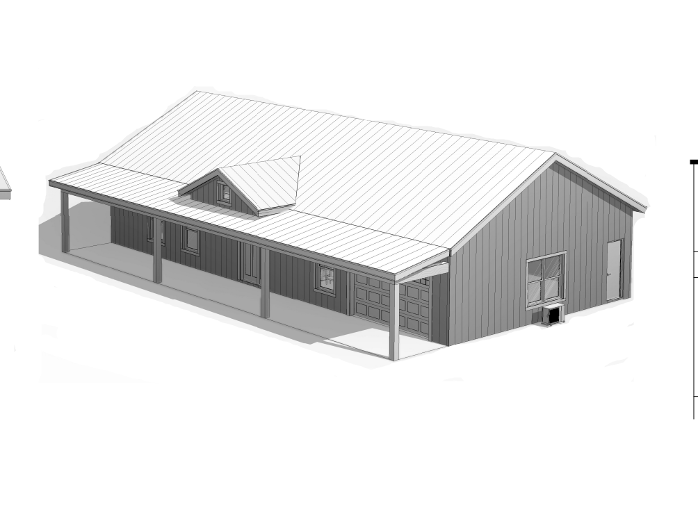 BCO-40061 Elise Barndominium House Plan