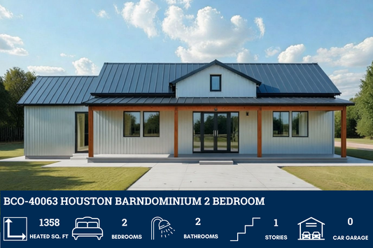 BCO-40063 Houston Barndominium House Plan