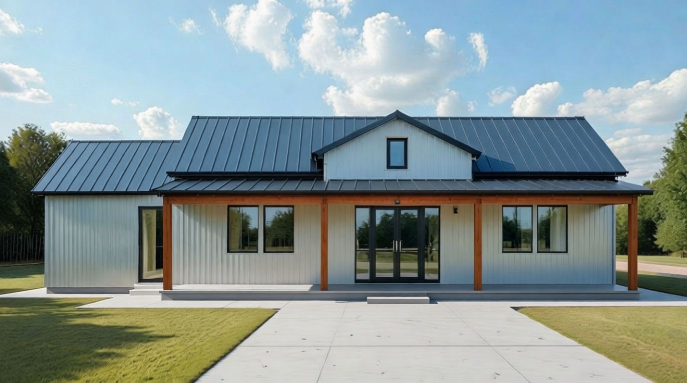 BCO-40063 Houston Barndominium House Plan