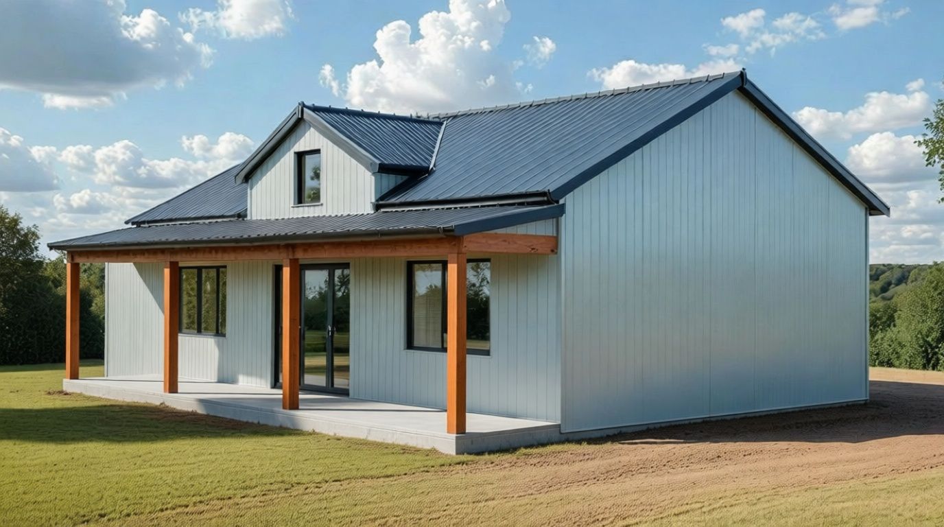 BCO-40063 Houston Barndominium House Plan