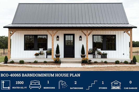 BCO-40065 Barndominium House Plan