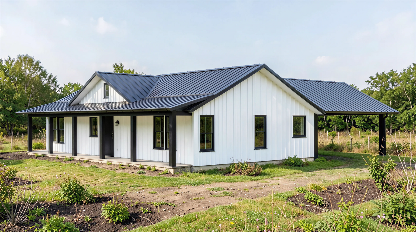 BCO-40067-W West Modern Farmhouse Plan