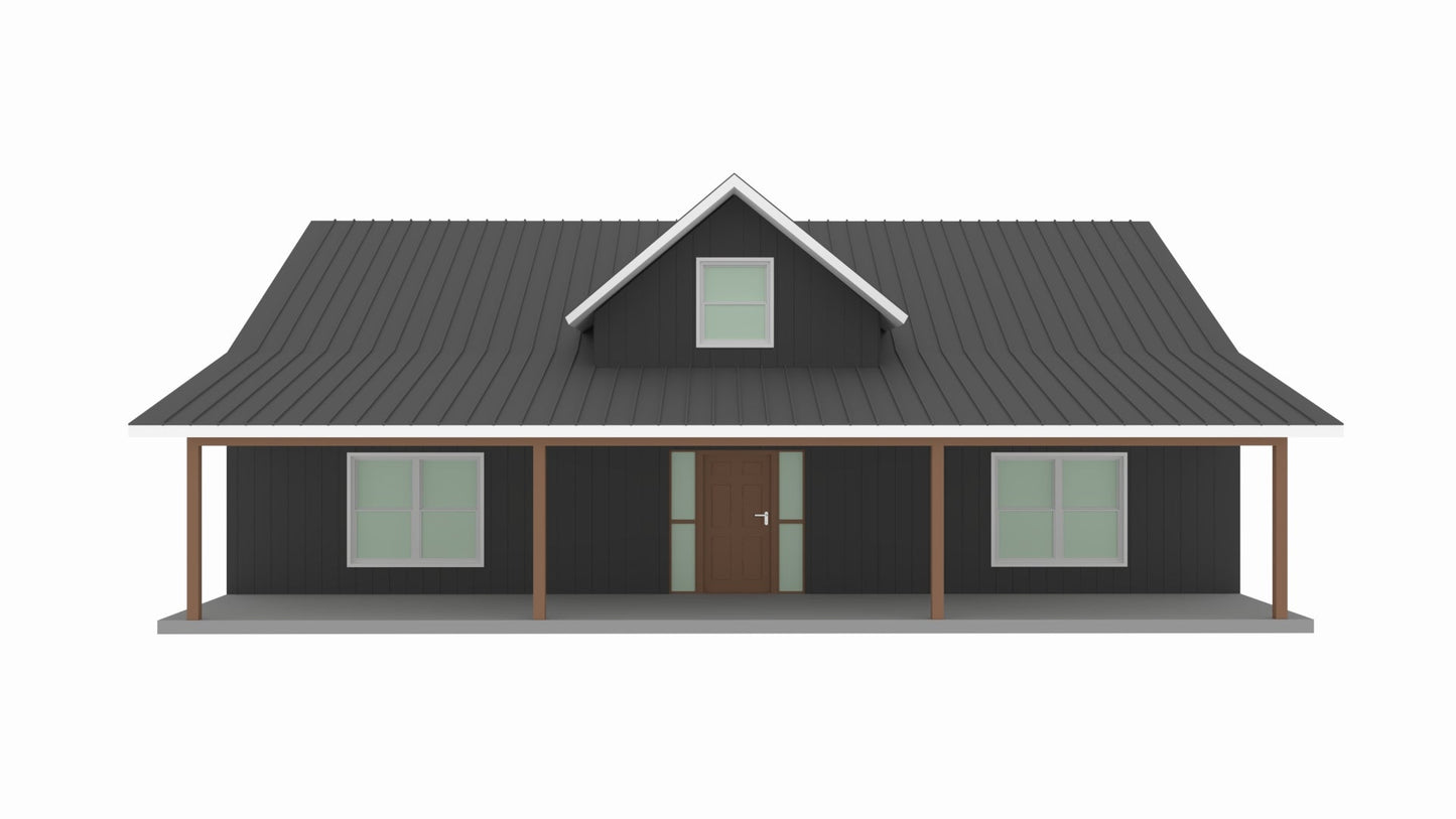 BCO-40069 Jay Barndominium House Plan
