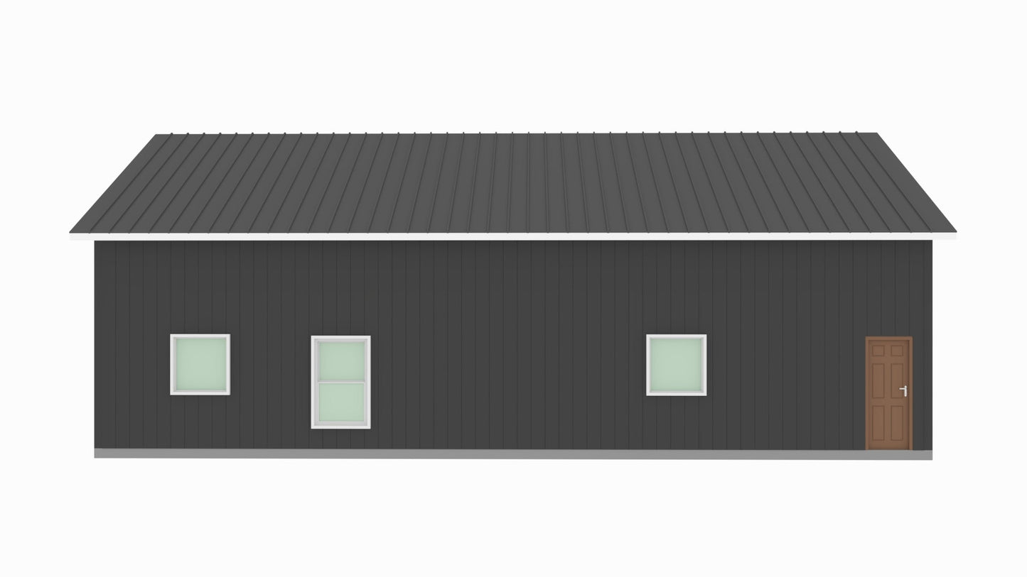BCO-40069 Jay Barndominium House Plan