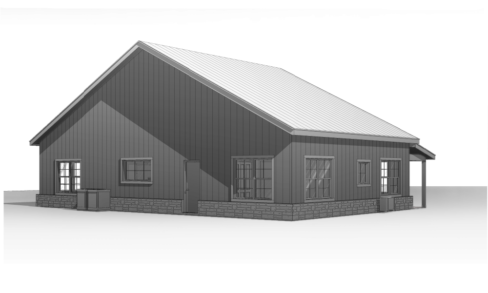 BCO-40092 Trenton Barndominium House Plan