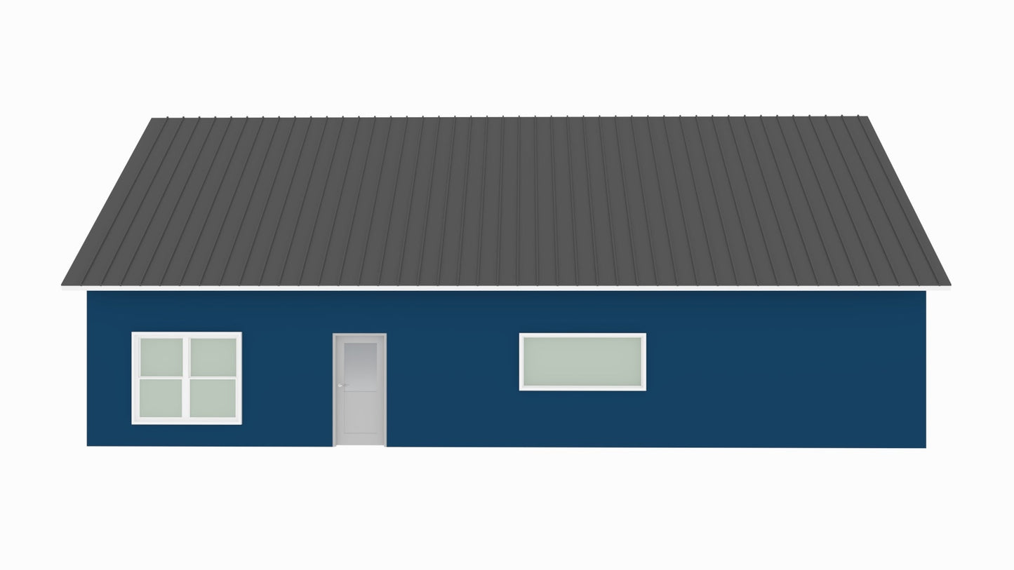 BCO-40095 Denver Barndominium House Plan