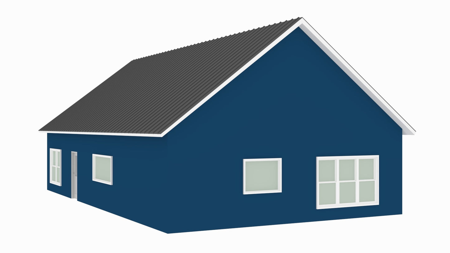 BCO-40095 Denver Barndominium House Plan