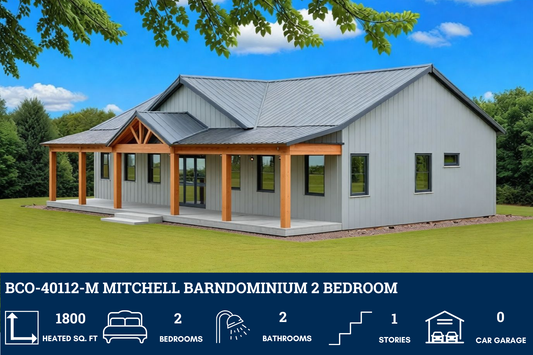 BCO-40112-M Mitchell Barndominium House Plan