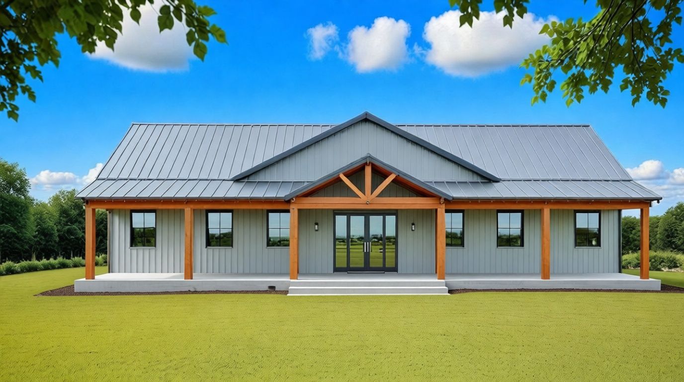 BCO-40112-M Mitchell Barndominium House Plan