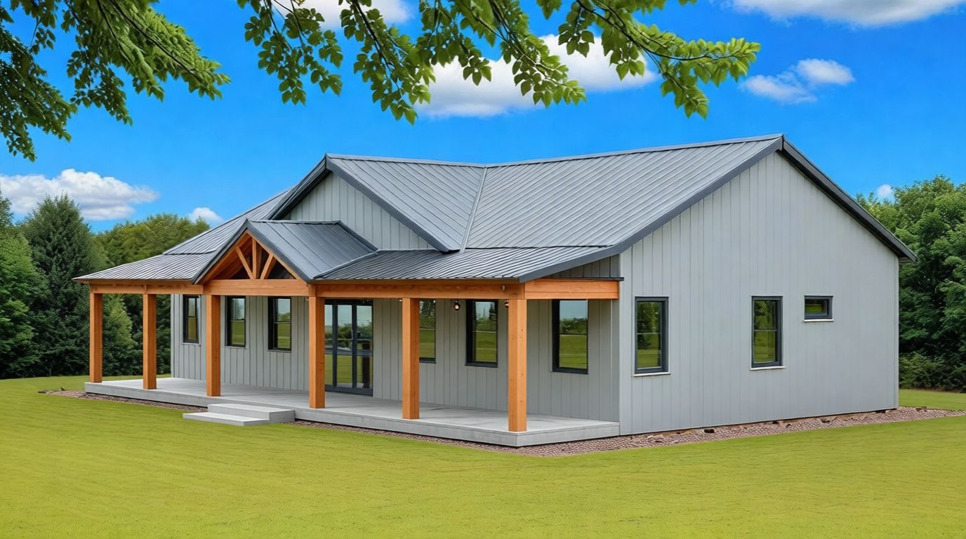BCO-40112-M Mitchell Barndominium House Plan