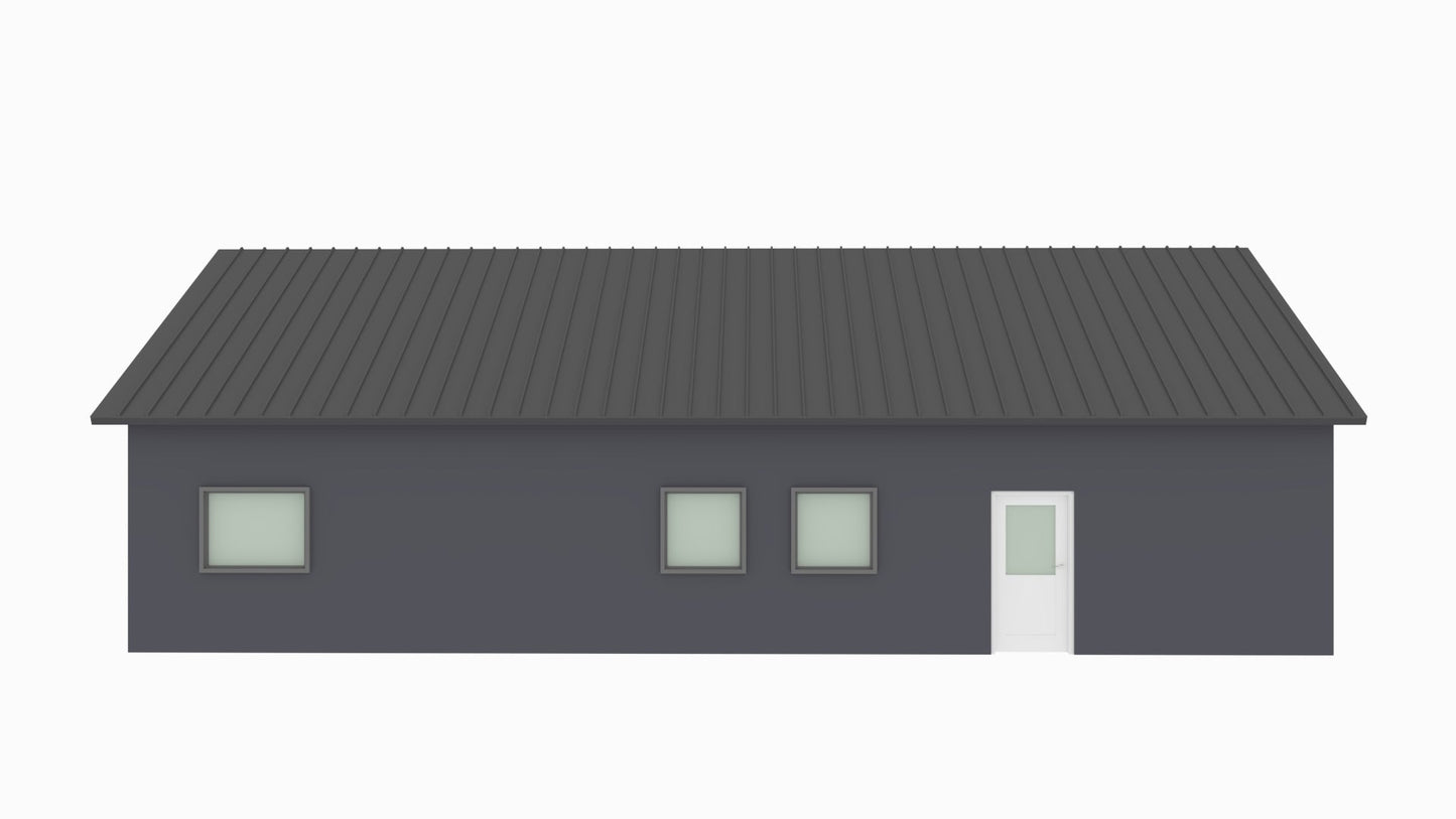BCO-40116 Knox Barndominium House Plan