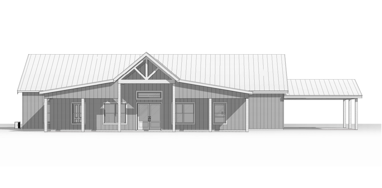 BCO-40117 Lauren Barndominium House Plan