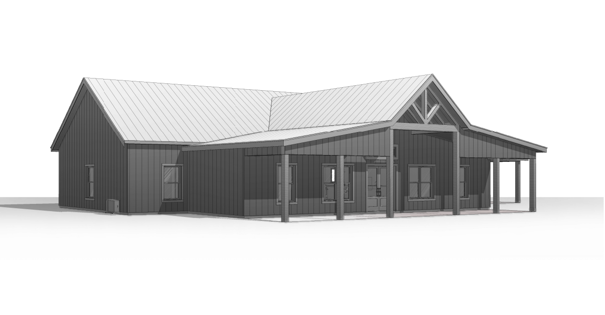 BCO-40117 Lauren Barndominium House Plan