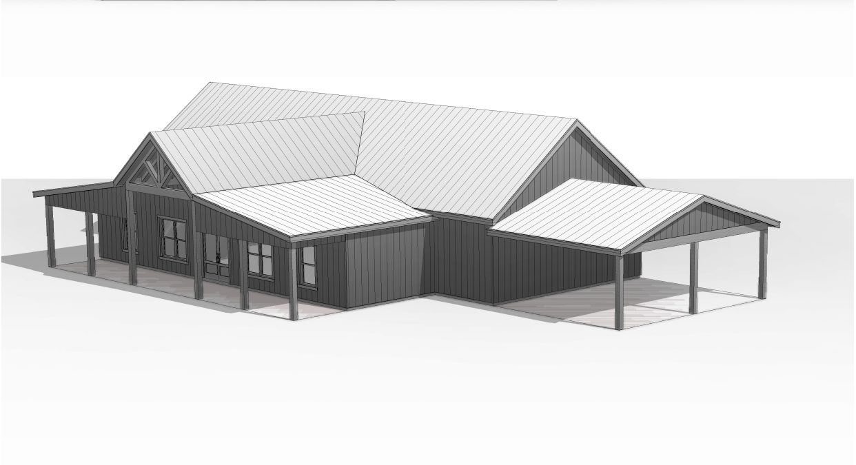 BCO-40117 Lauren Barndominium House Plan
