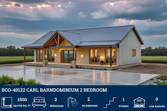 BCO-40122 Carl Barndominium House Plan