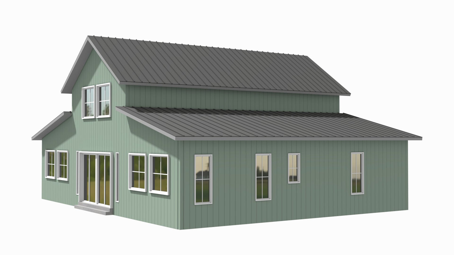 BCO-40141-N Nora Modern Farmhouse Plan