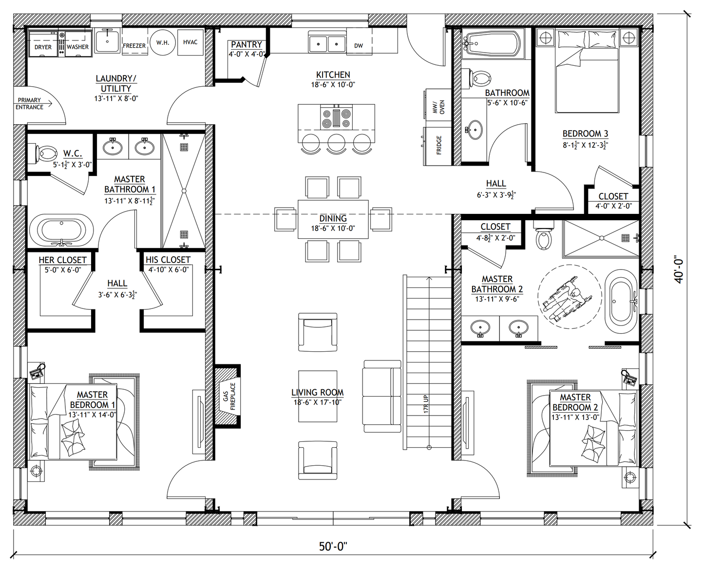 BCO-40141-N Nora Modern Farmhouse Plan