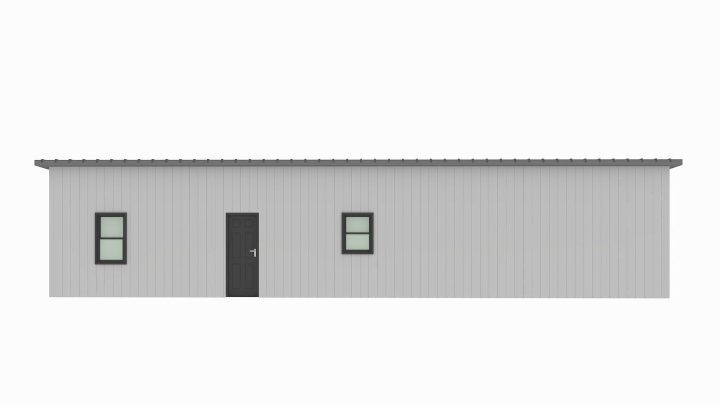 BCO-40153-W Wyatt Barndominium House Plan