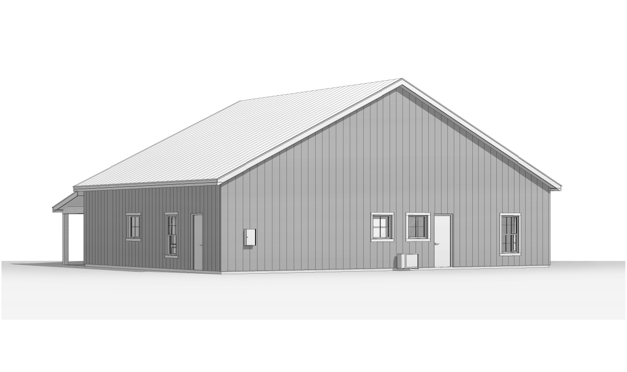 BCO-40155 Melissa Barndominium House Plan
