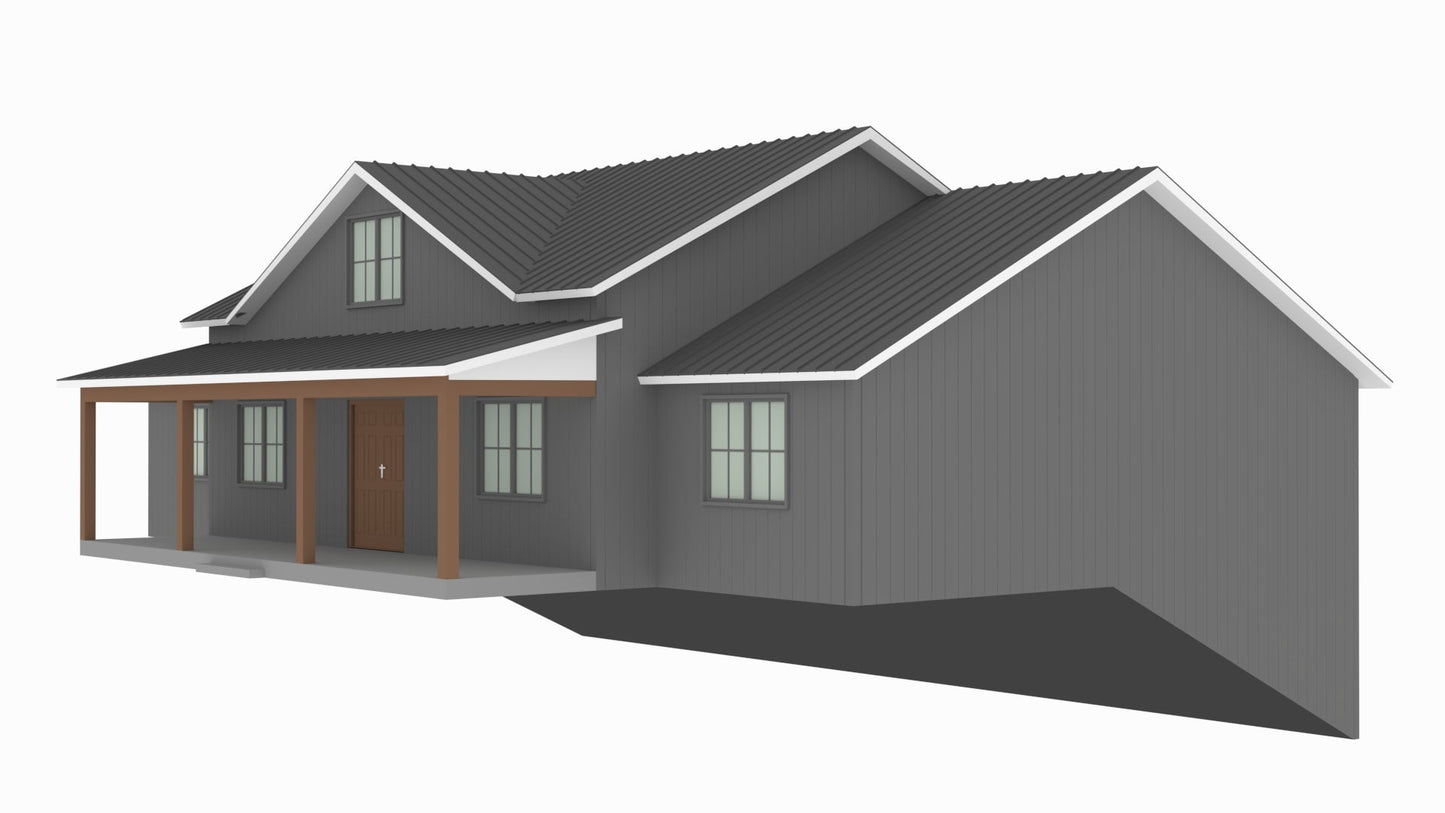 BCO-40174-C Clybourn Modern Farmhouse Plan