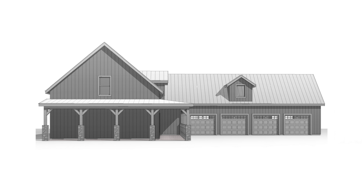 BCO-40176 Spencer Modern Farmhouse Plan