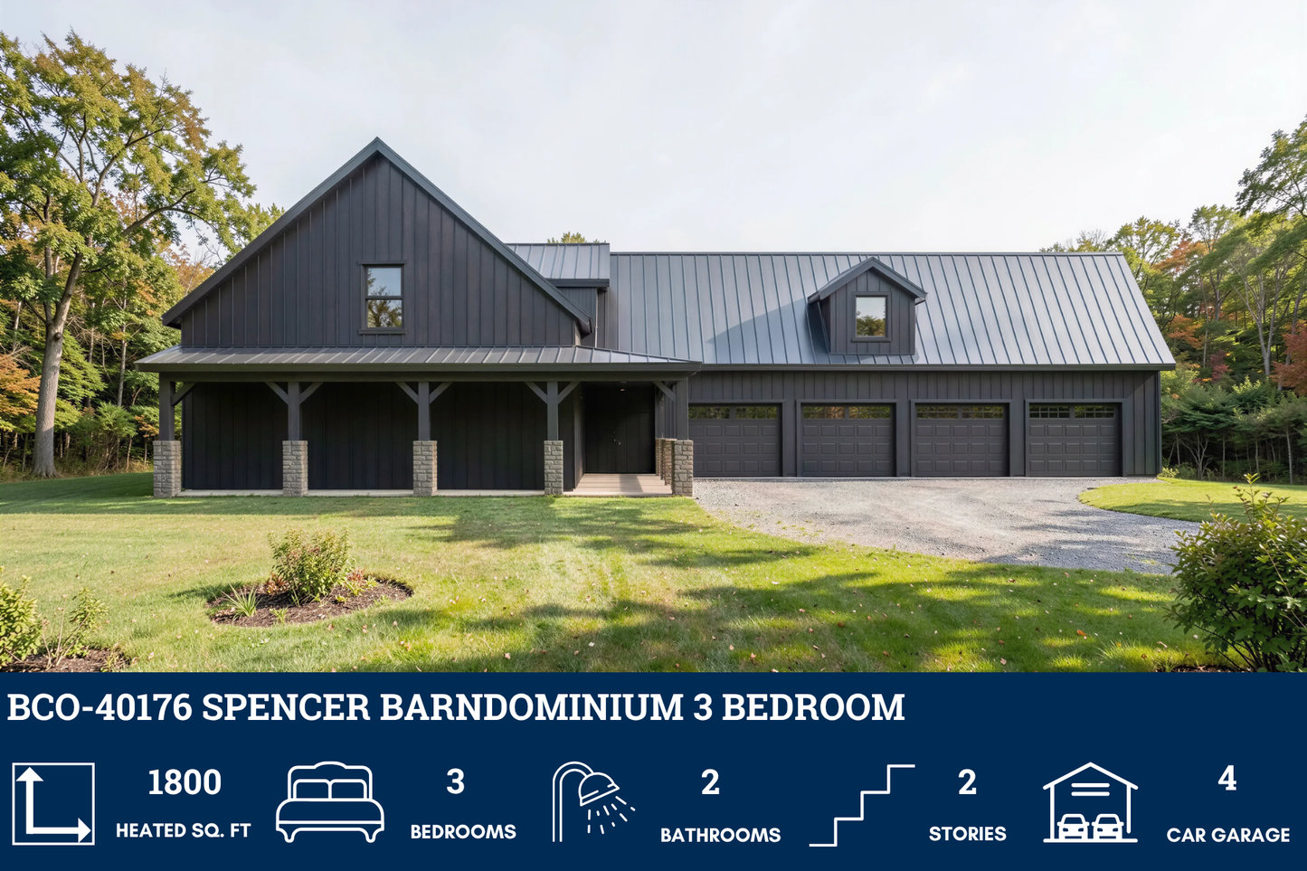 BCO-40176 Spencer Modern Farmhouse Plan
