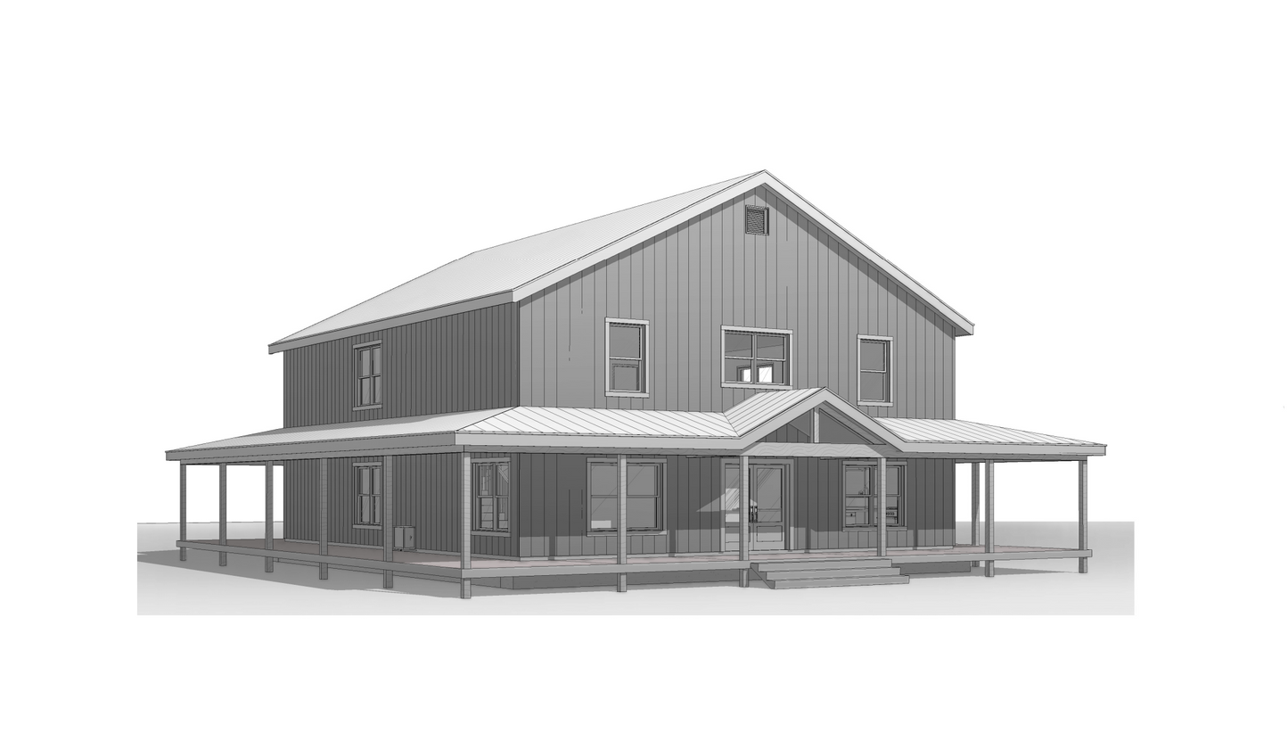 BCO-40206 Margaret Modern Farmhouse Plan