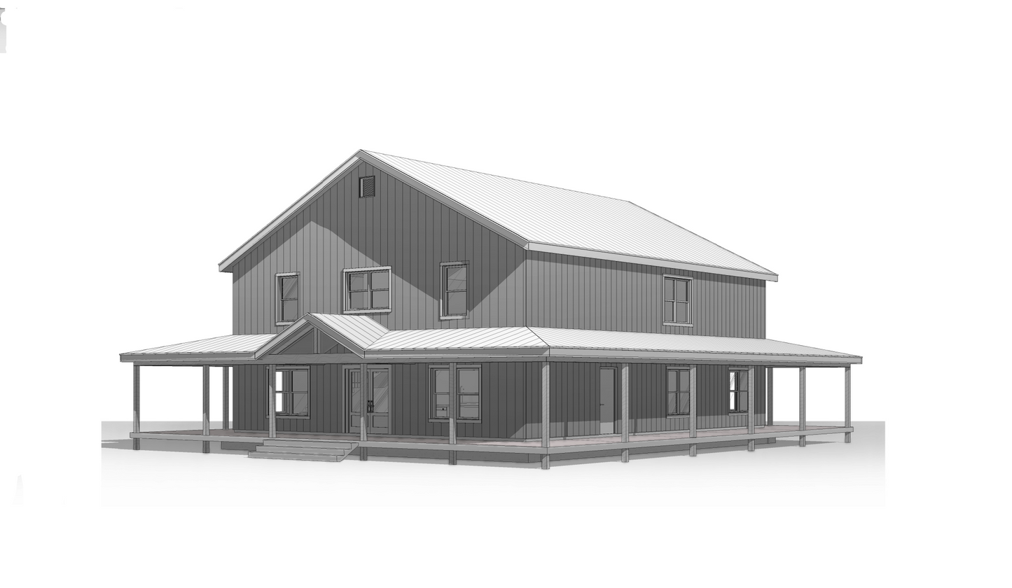 BCO-40206 Margaret Modern Farmhouse Plan