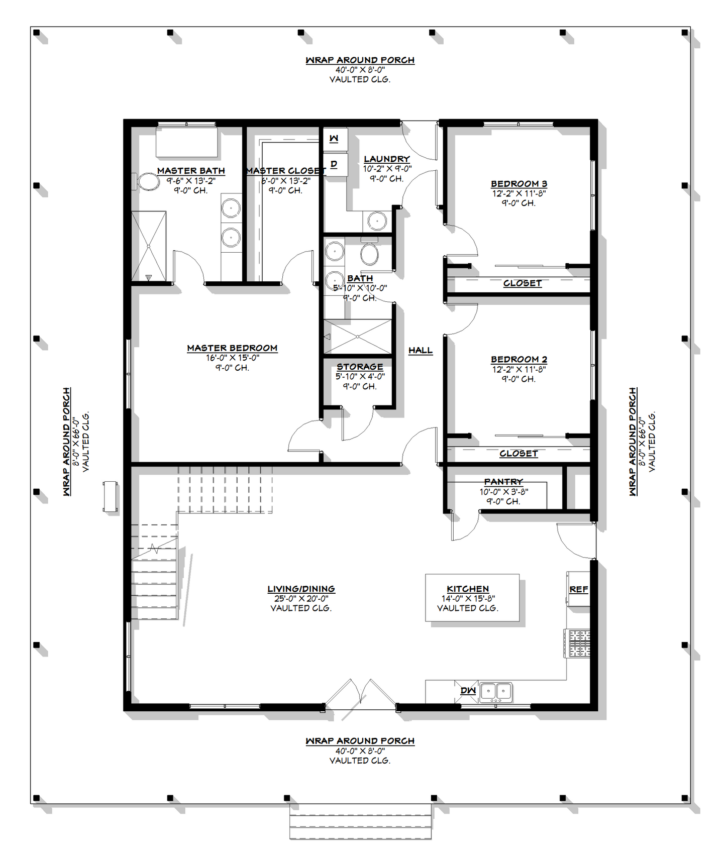 BCO-40206 Margaret Modern Farmhouse Plan