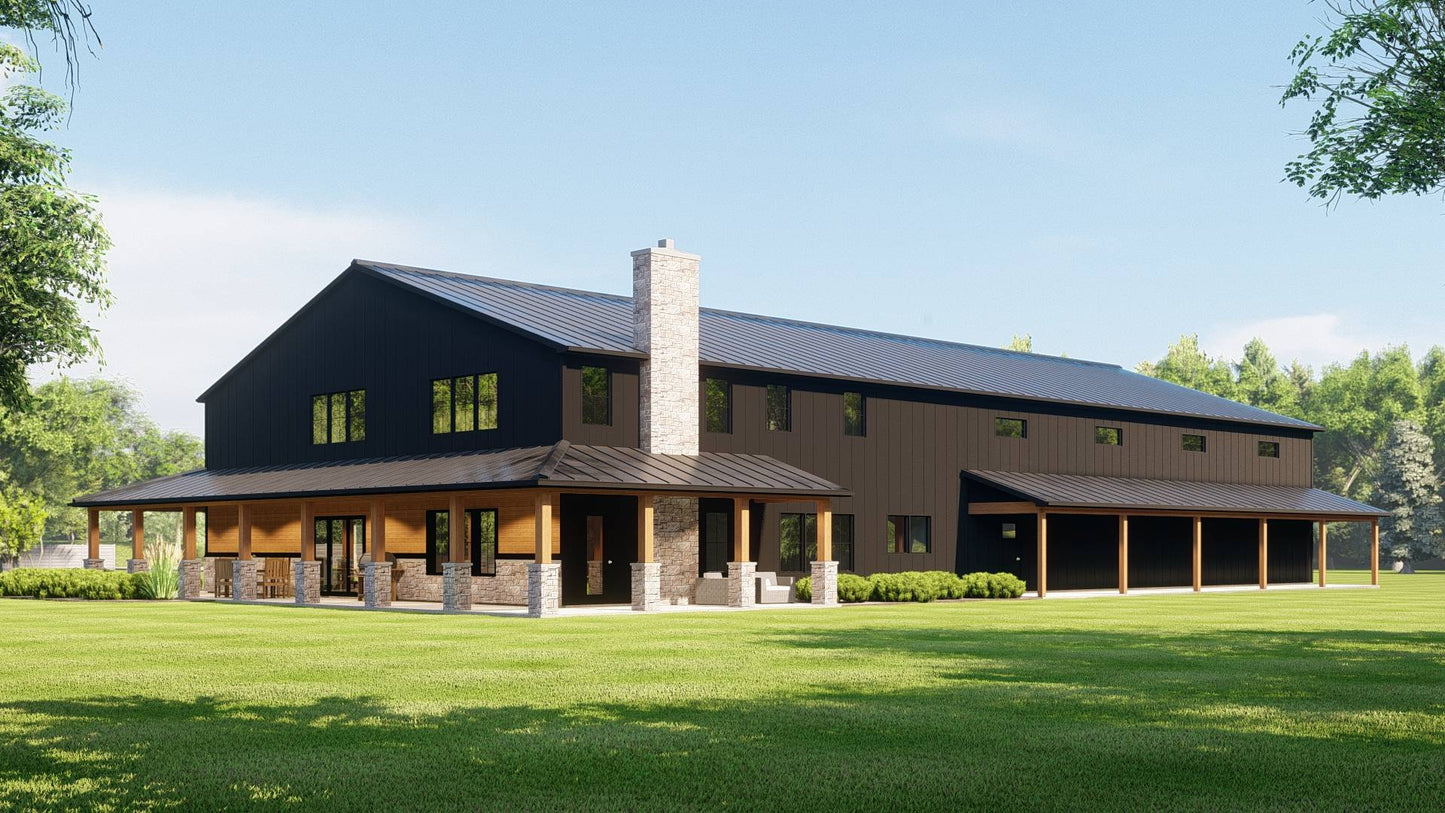BG-20013 Lawson Barndominium House Plan