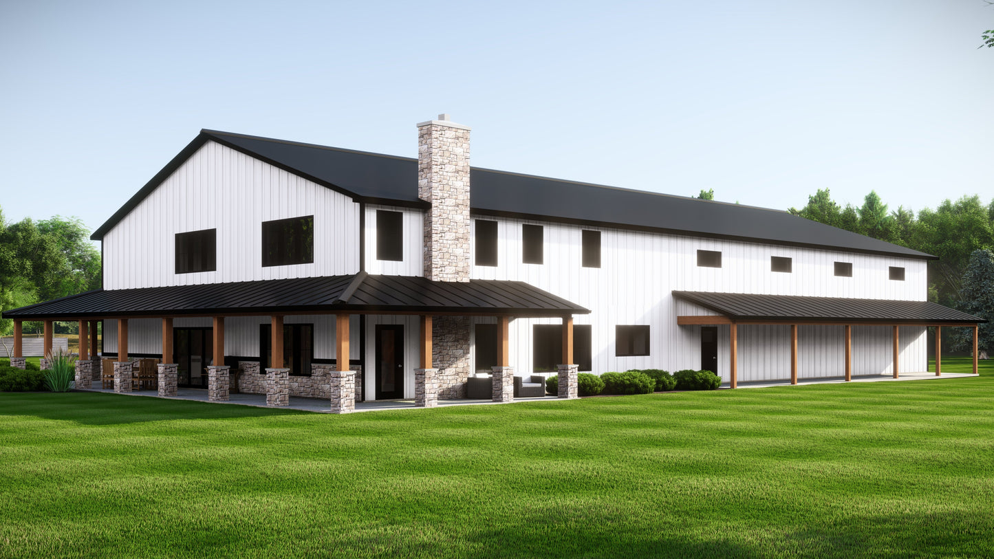 BG-20013 Lawson Barndominium House Plan
