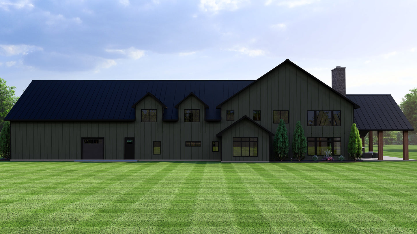 BG-20017 Beckett Barndominium House Plan