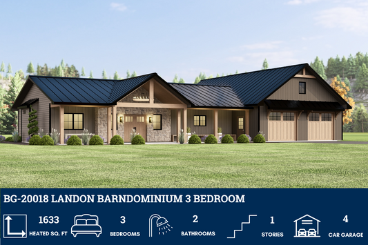 BG-20018 Landon Barndominium House Plan