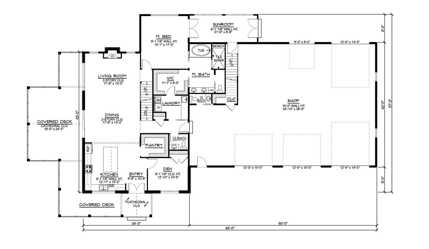 BG-20022 Ashcroft Barndominium House Plan