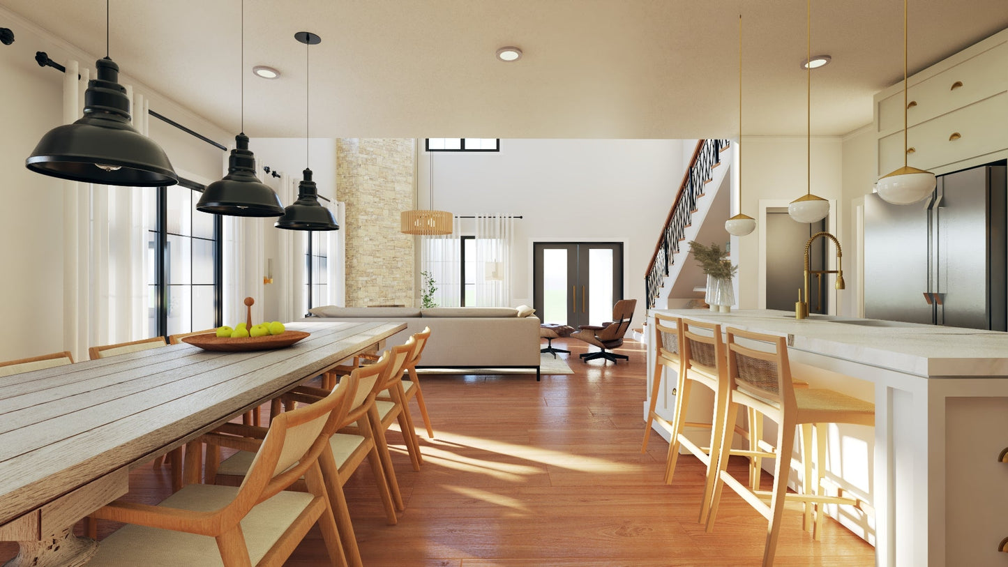 BG-20023 Brighton Barndominium House Plan
