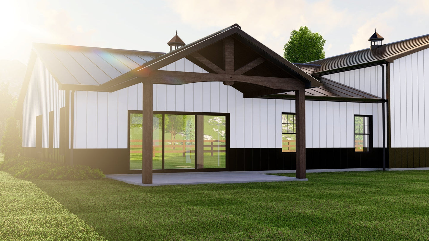 BG-20026 Whitman Barndominium House Plan