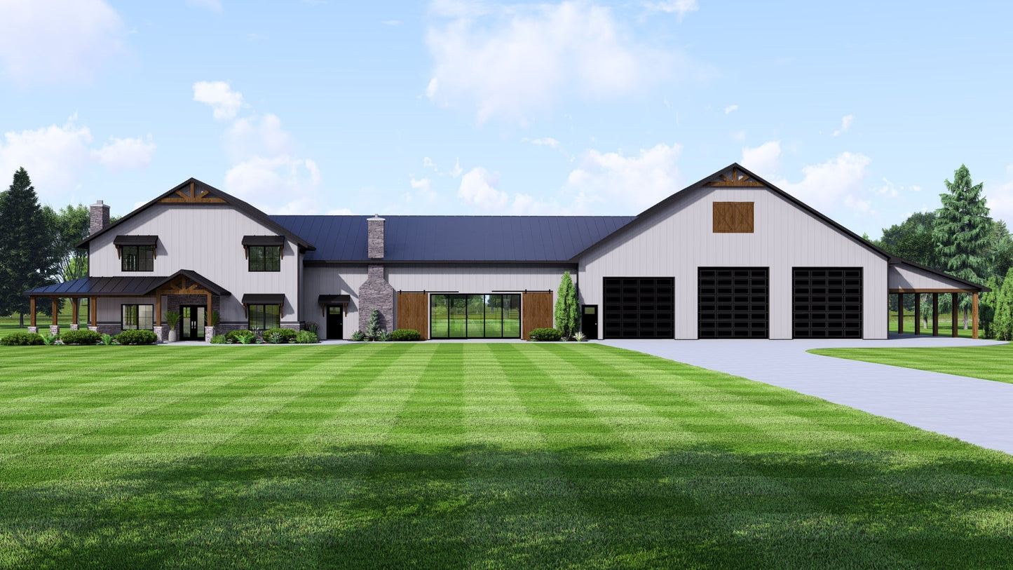 BG-20028 Ellington Barndominium House Plan