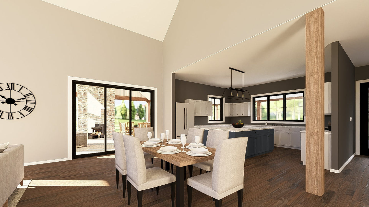 BG-20031 Havenwood Barndominium House Plan