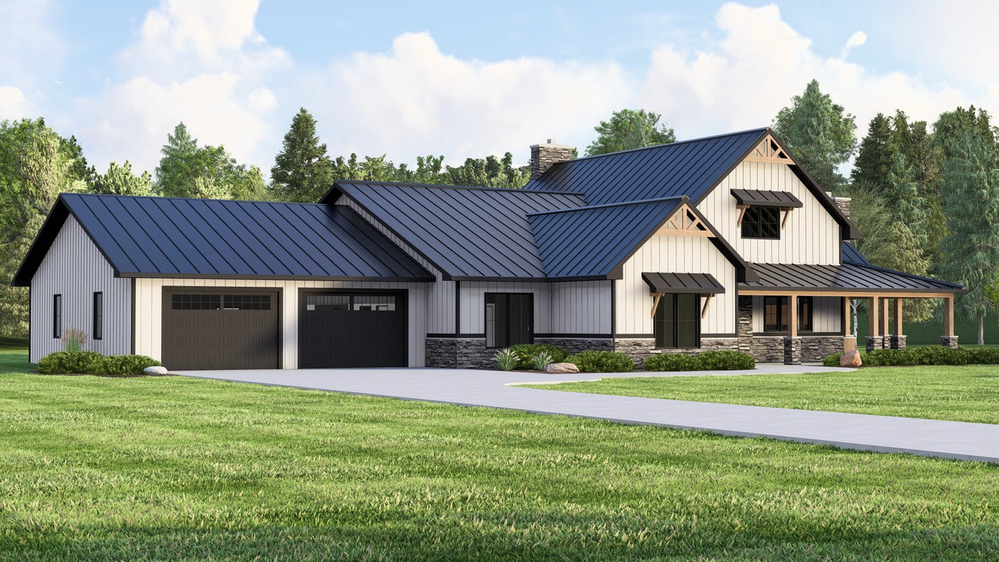 BG-20031 Havenwood Barndominium House Plan