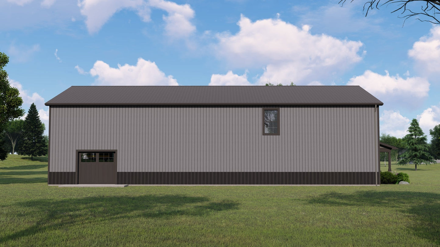 BG-20040 Clarendon Barndominium House Plan