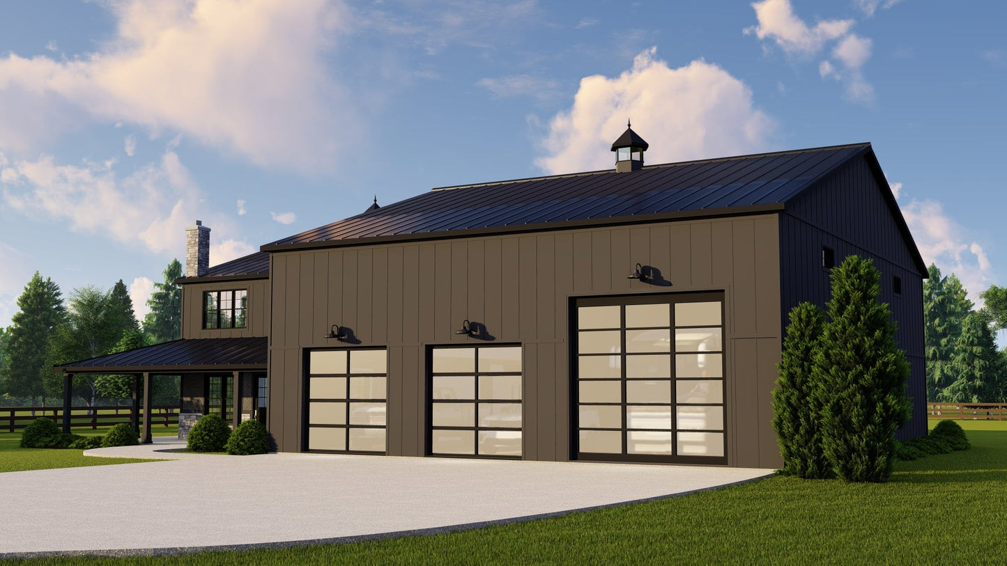 BG-20041 Hawthorne Barndominium House Plan