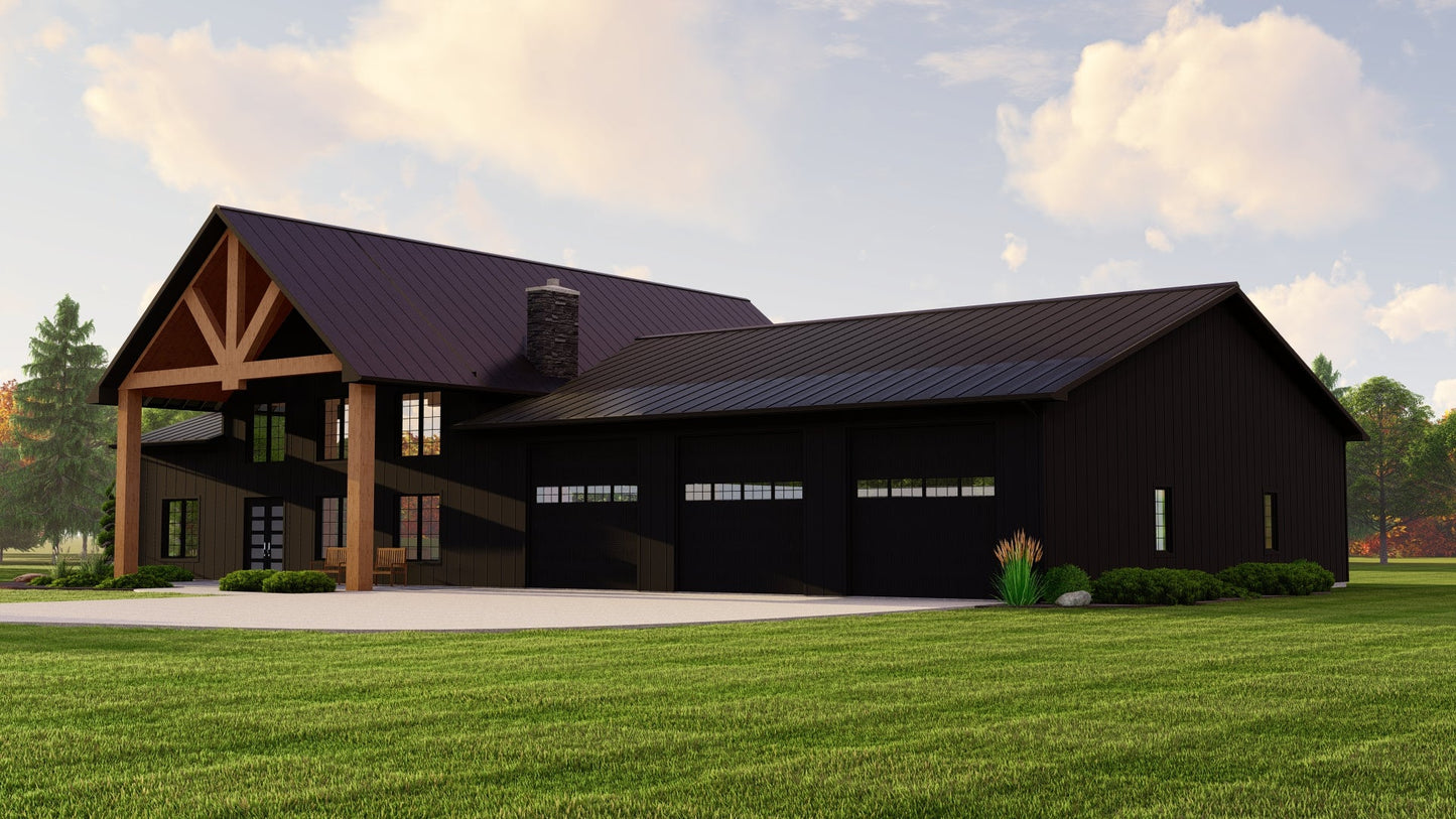 BG-20043 Sutton Barndominium House Plan