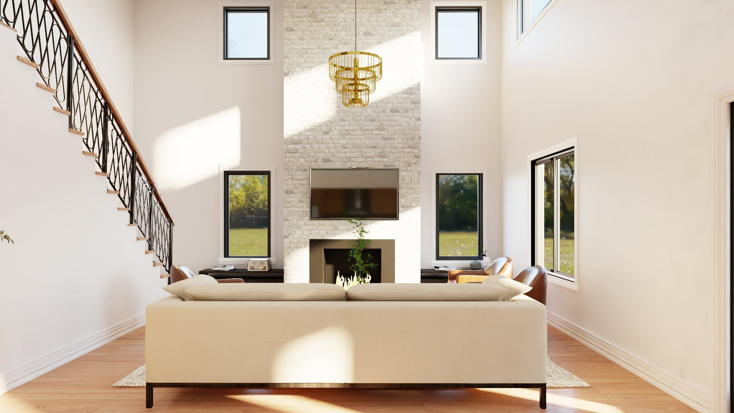 BG-20055 Piedmont Barndominium House Plan