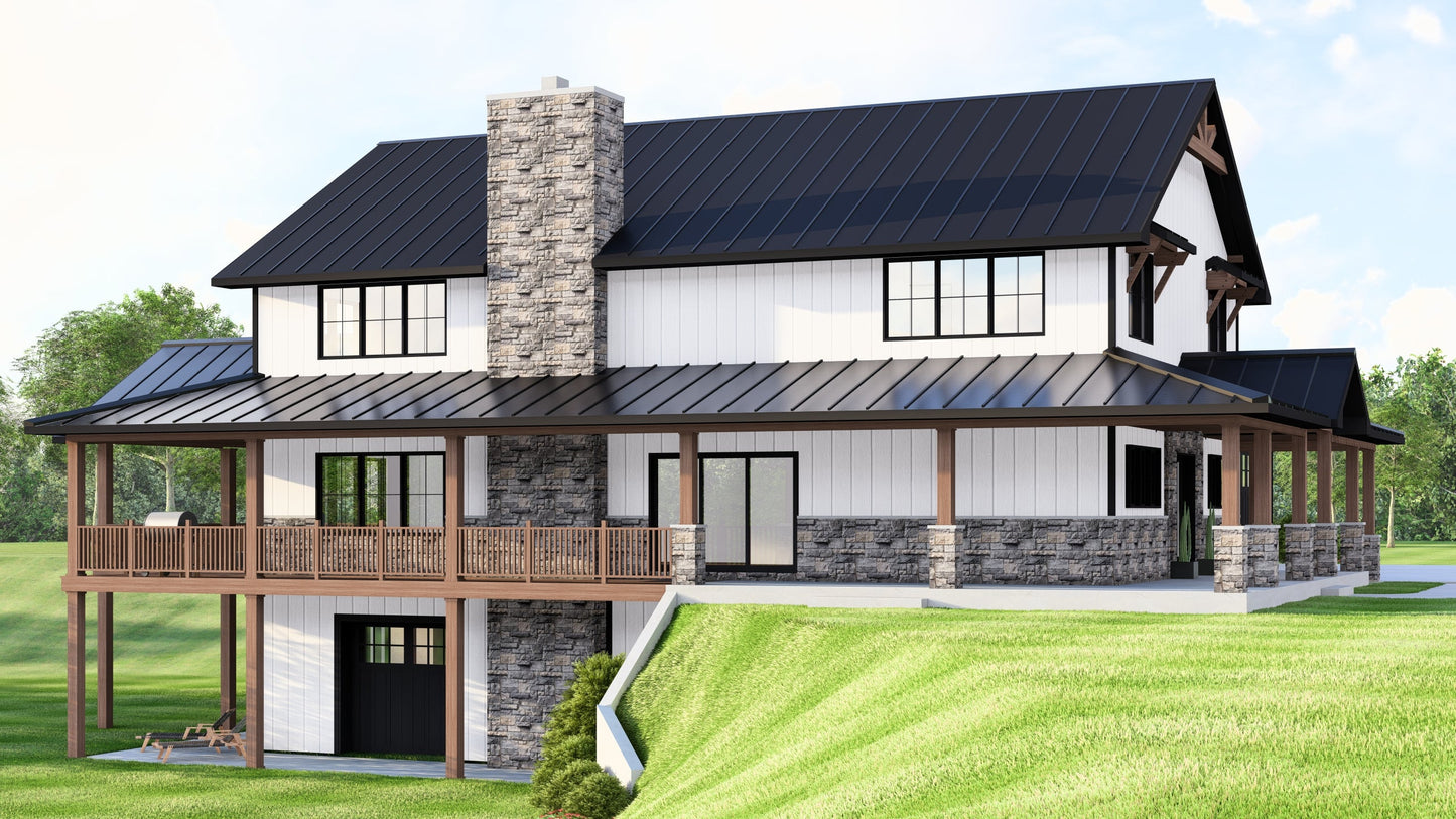 BG-20070 Kenwood Barndominium House Plan