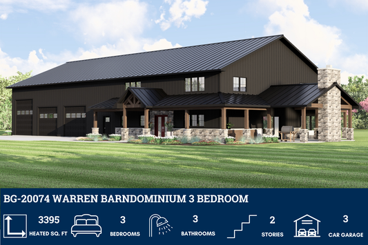 BG-20074 Warren Barndominium House Plan