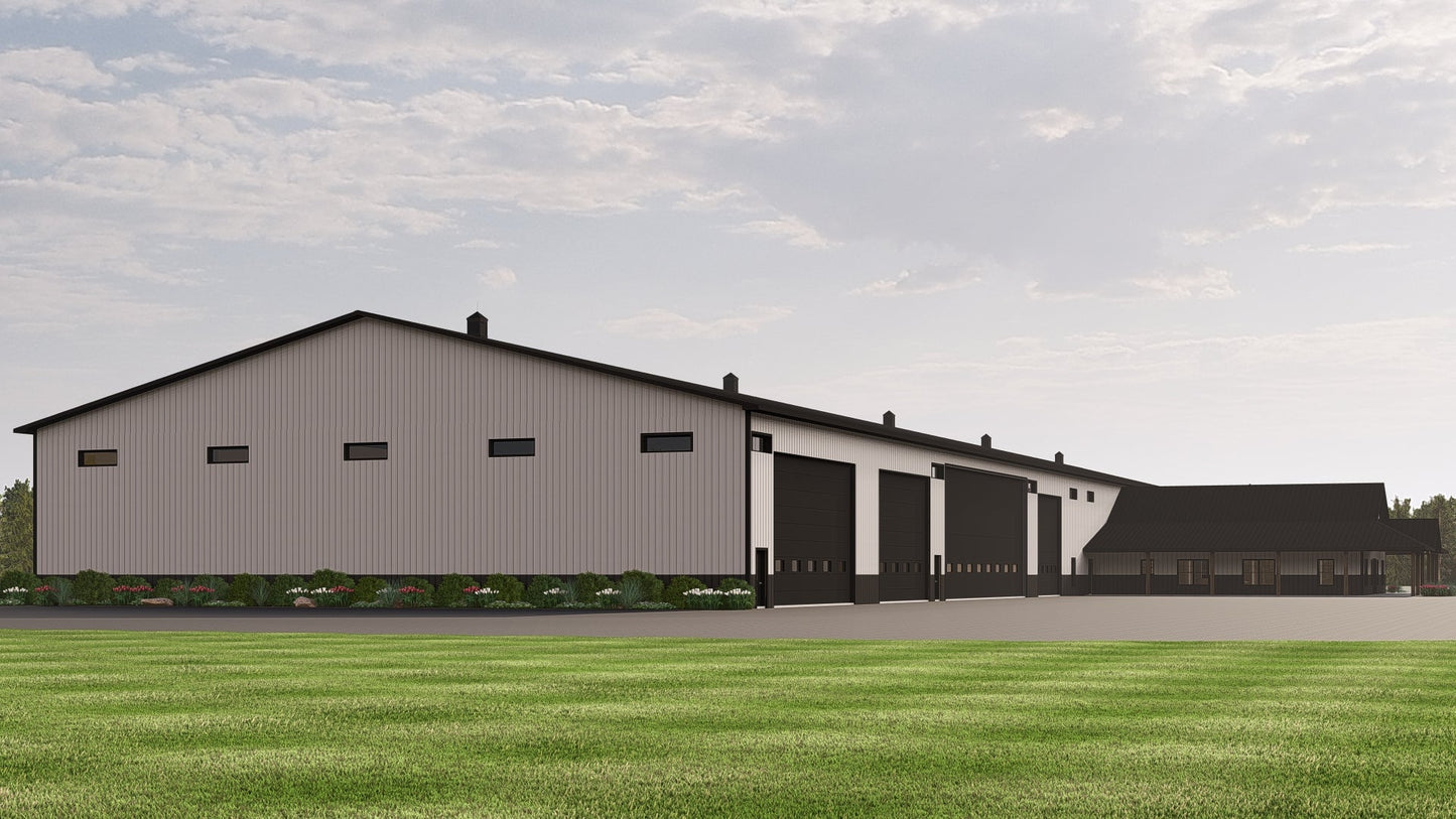 BG-20076 Campbell Barndominium House Plan