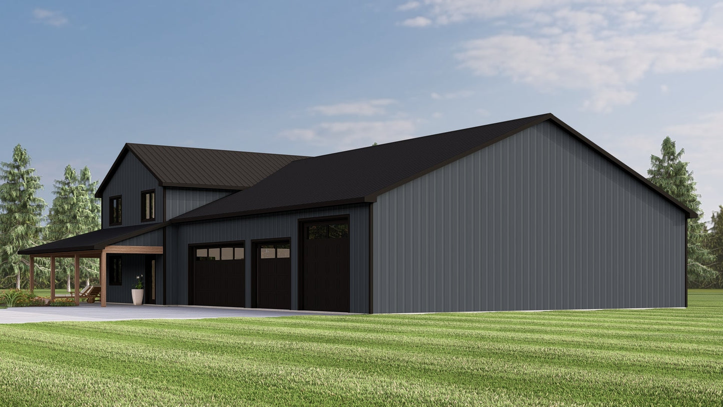 BG-20081 Vail Barndominium House Plan