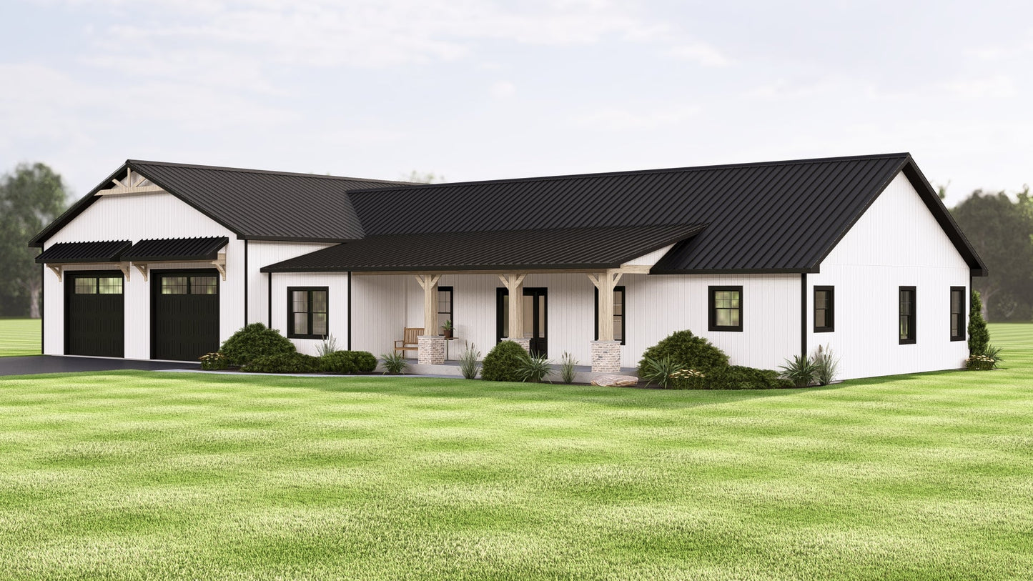 BG-20084 Brenton Barndominium House Plan