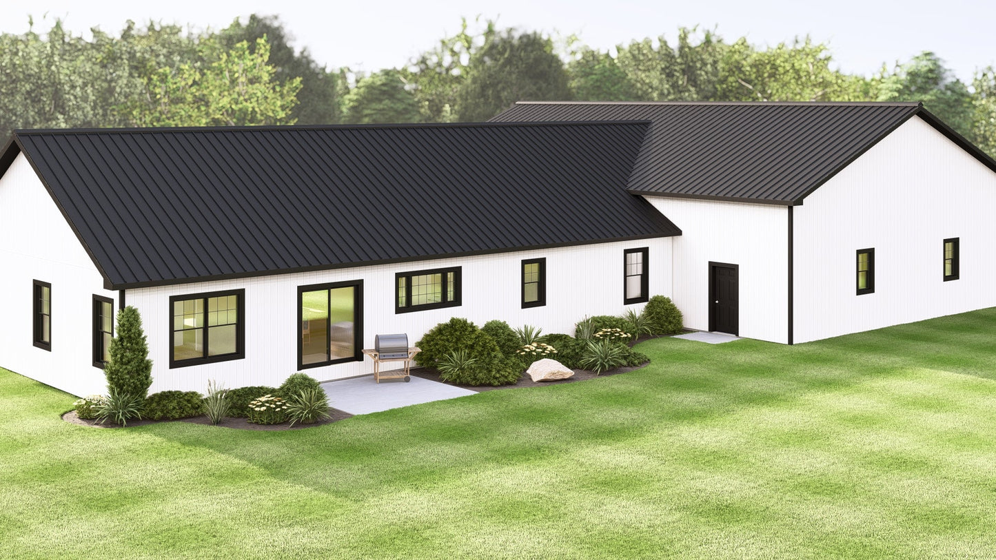 BG-20084 Brenton Barndominium House Plan